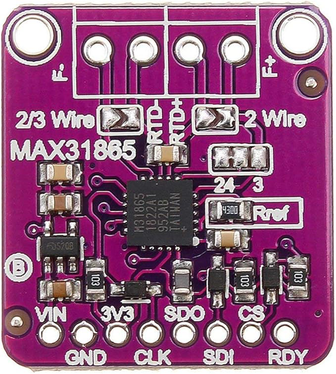 Image of TECNOULAB MAX31865 RTD Platinum Resistance Temperature Detector Module PT100 - PT1000