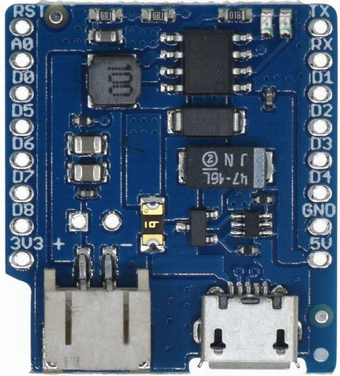 Image of Wemos Li-ion Battery Shield for D1 Mini