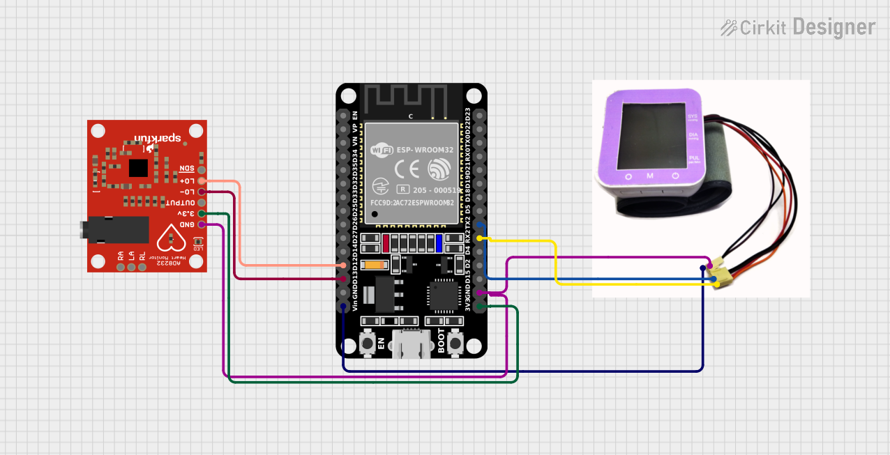 Image of ecg_bp: A project utilizing AD8232 in a practical application