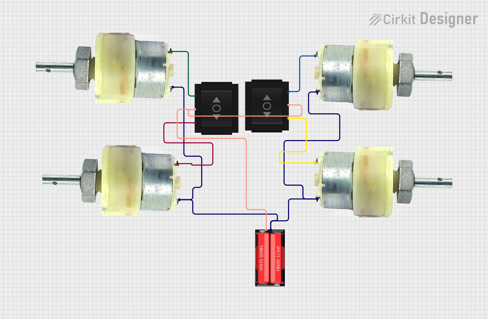 Image of Wired_Remote_car: A project utilizing Directional Switch in a practical application