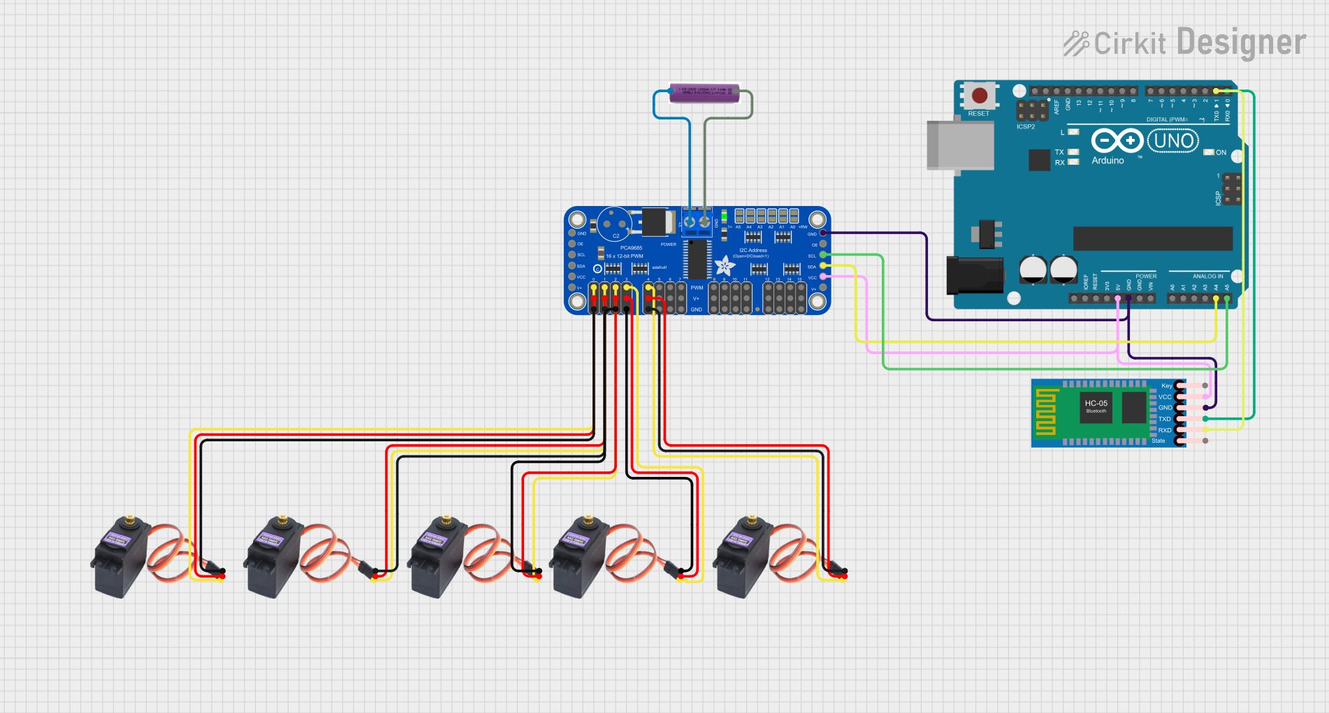 Image of glove new: A project utilizing Servo Motor MG996R in a practical application