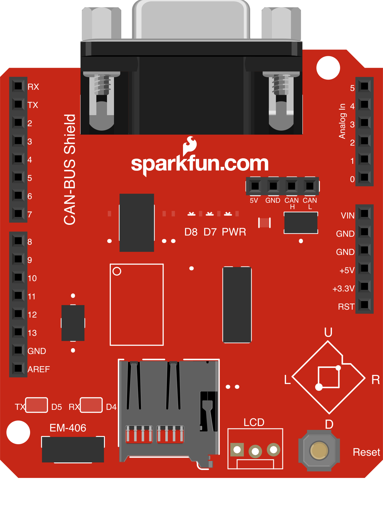 Image of Arduino Can-Bus Shield