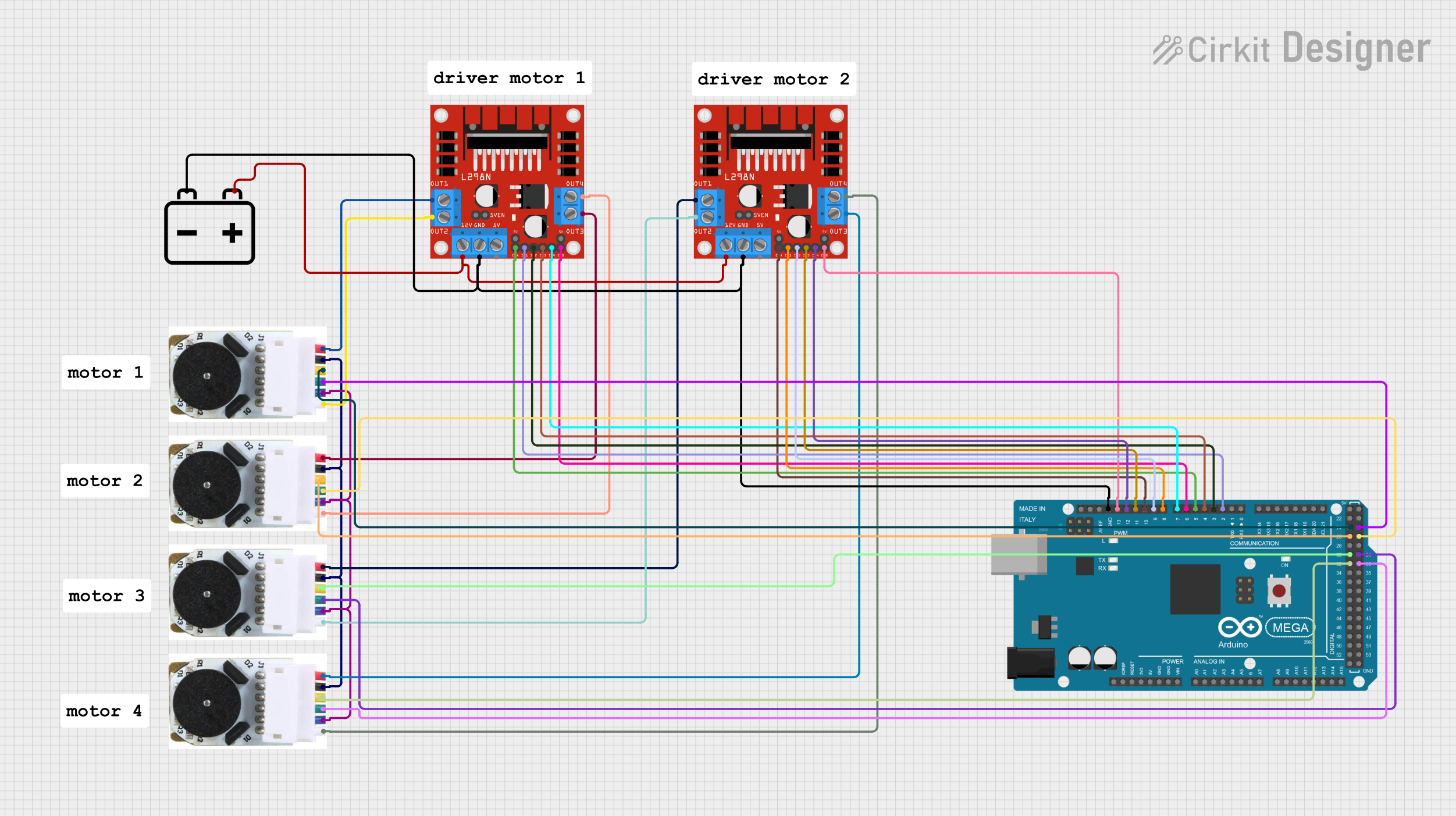 Image of N20 CONNECTION TO MEGA: A project utilizing DC Motor with Encoder in a practical application