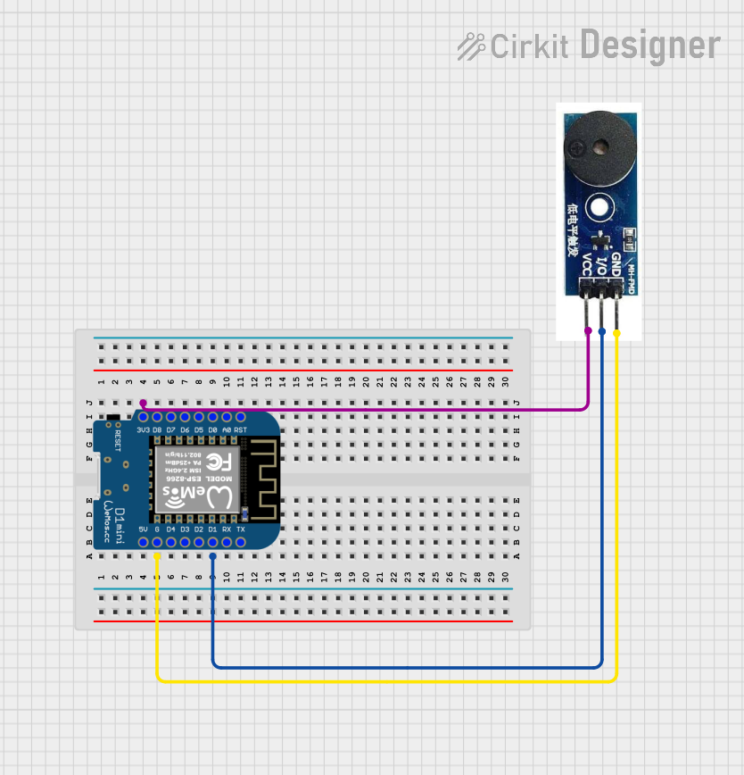 Image of Buzzer Twinkle: A project utilizing Buzzer Module in a practical application