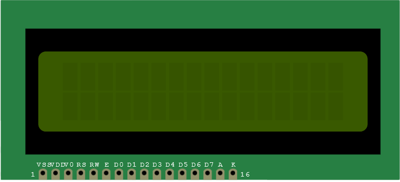 Image of LCD 16x2 (Wokwi Compatible)