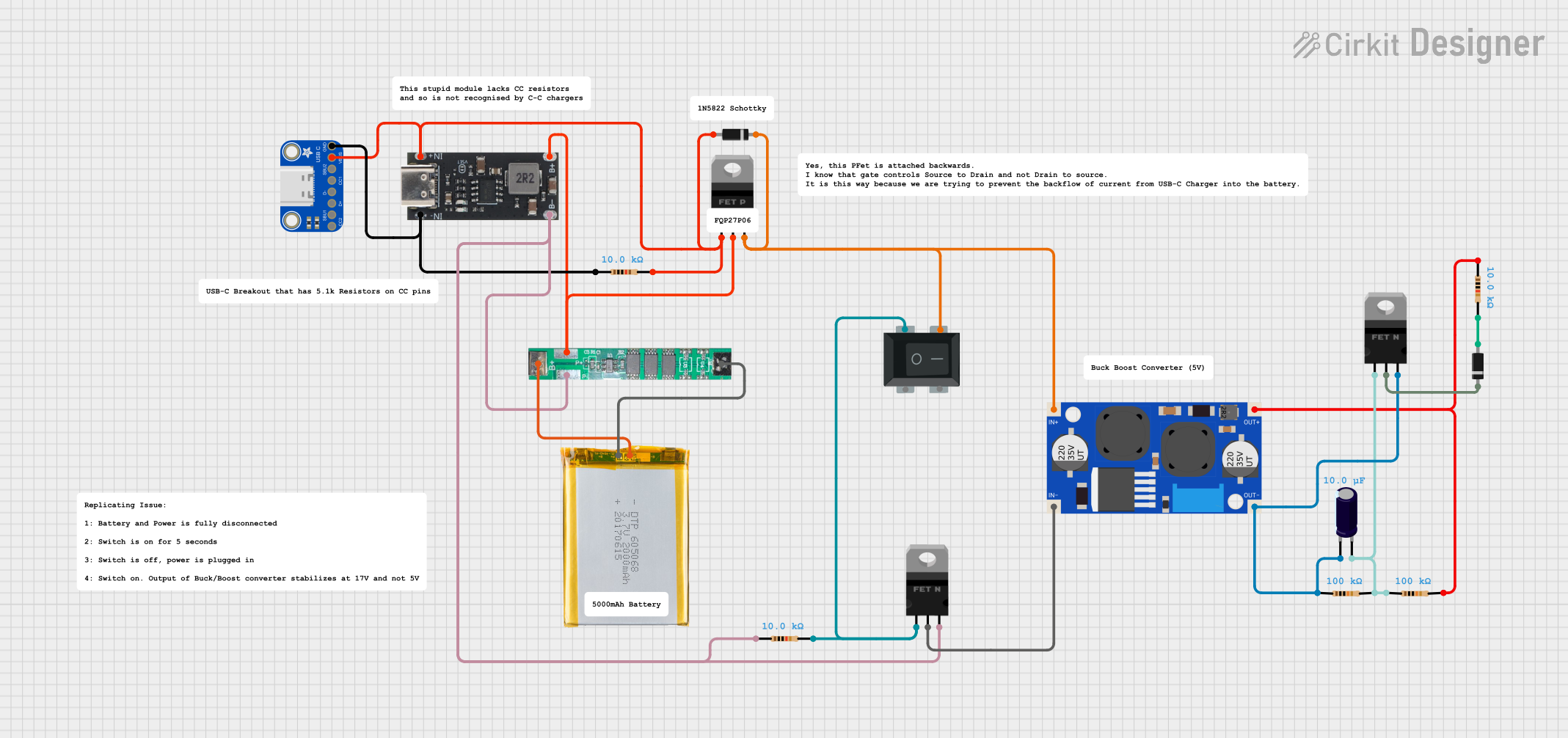 Image of Weird Case: A project utilizing Type-c Power Bank Module in a practical application