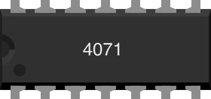 Image of 4071 4 x 2 Input OR Gate, multi-part