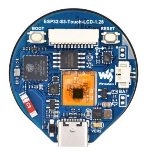 Image of 1.28" Round LCD, ESP32-S3 Board