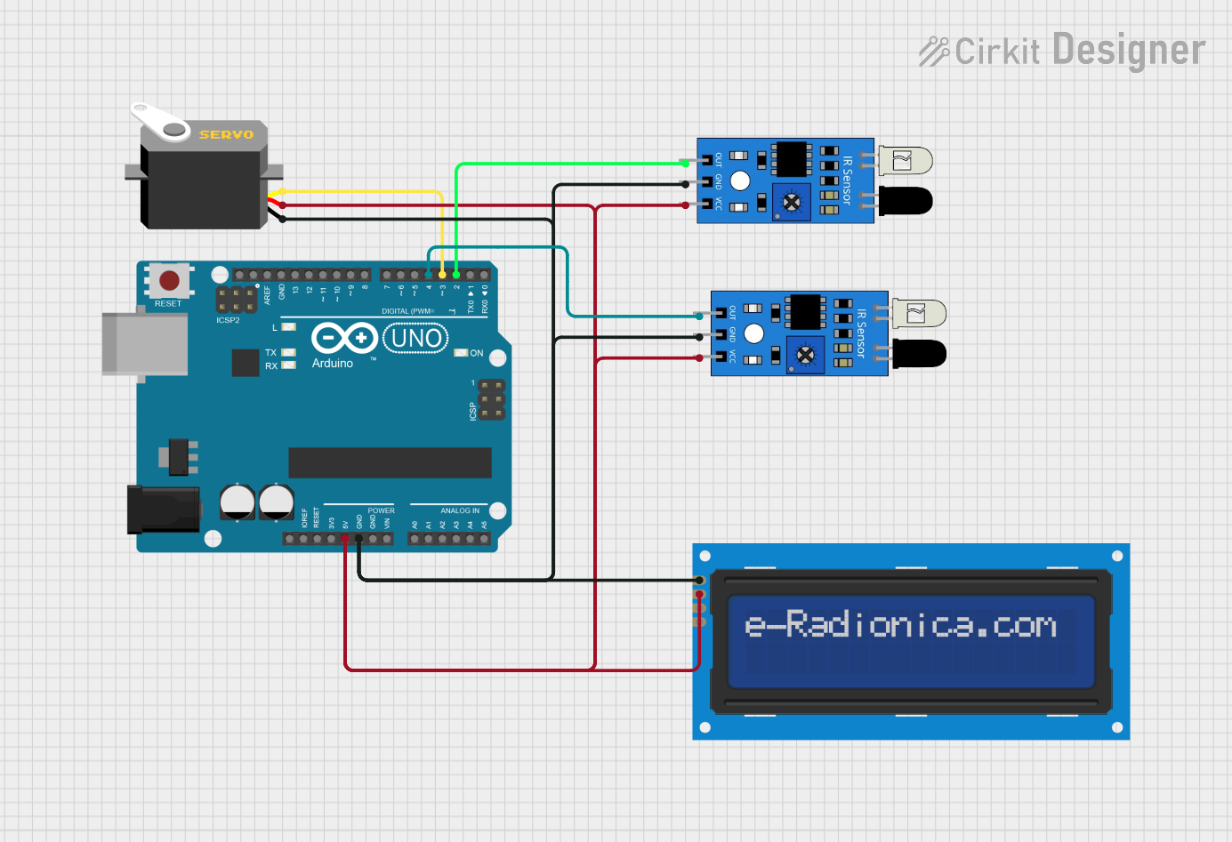 Image of smart parking system: A project utilizing Sensor Sudut Setir Mobil in a practical application