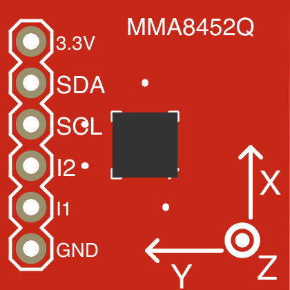 Image of 3-Axis Accelerometer Breakout - MMA8452Q
