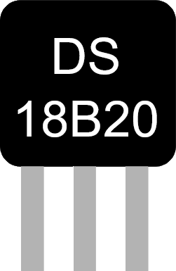 Image of DS18B20 Temperature Sensor (Wokwi Compatible)