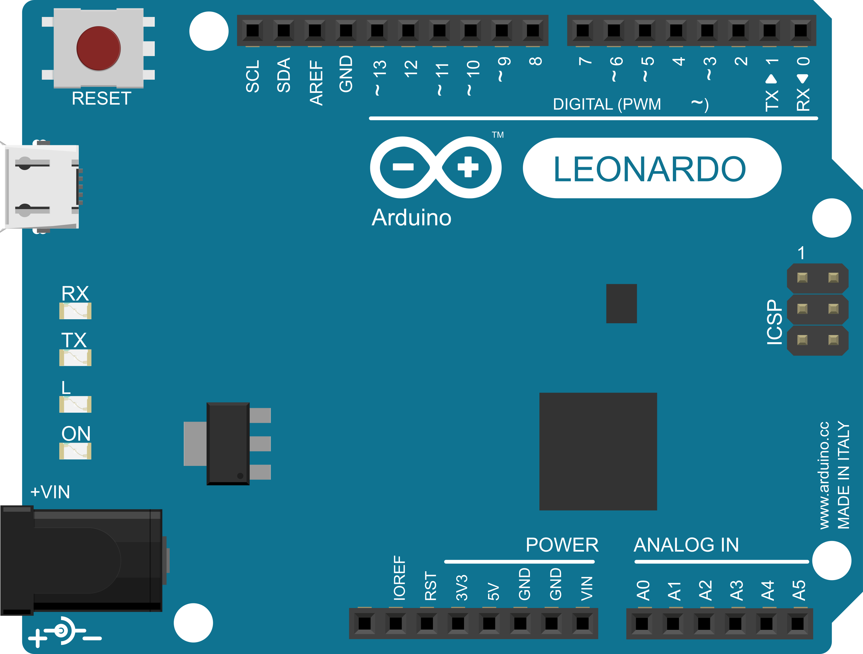 Image of Arduino Leonardo (Rev3b)