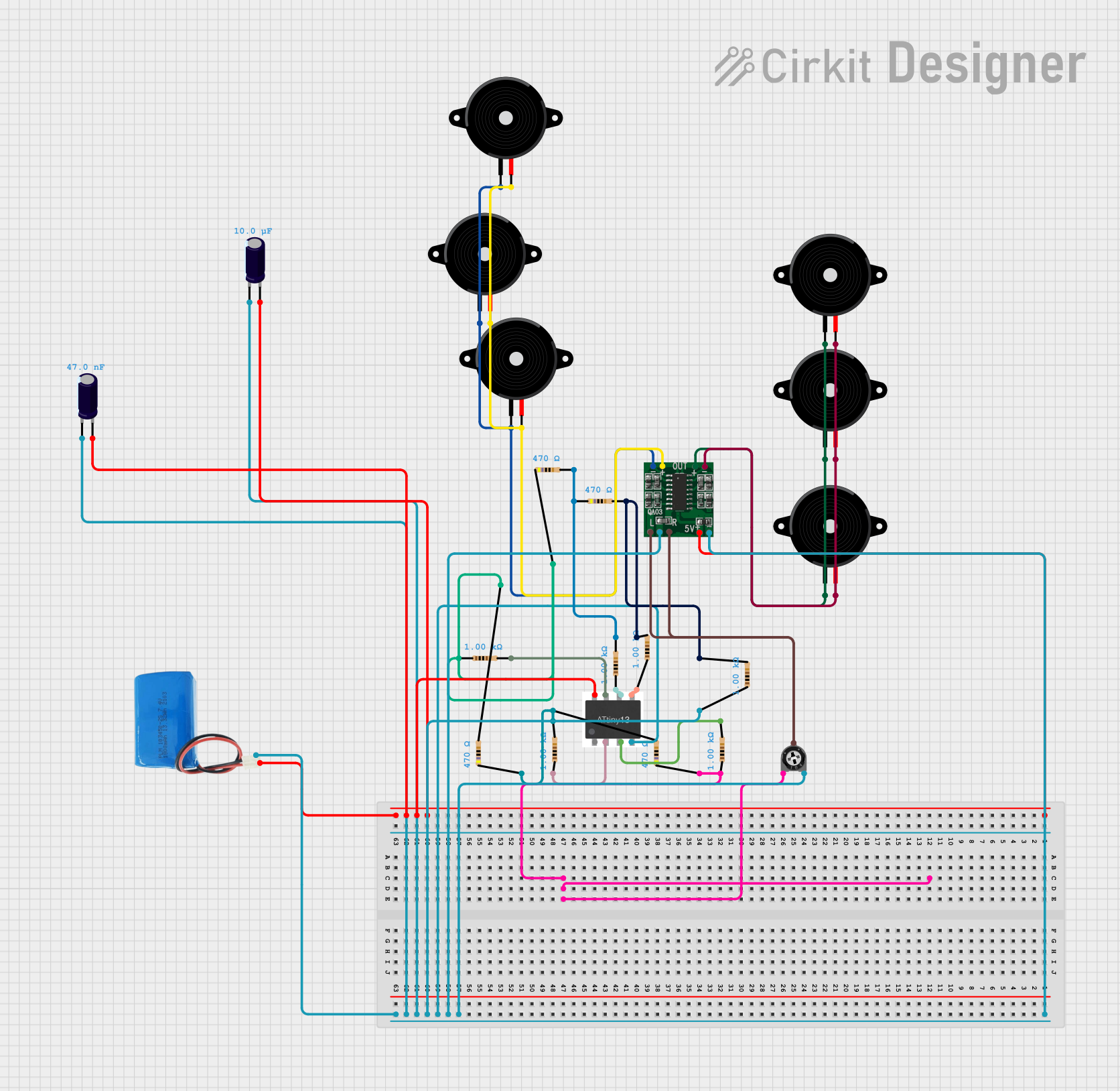 Image of mamamo: A project utilizing ATtiny85 in a practical application