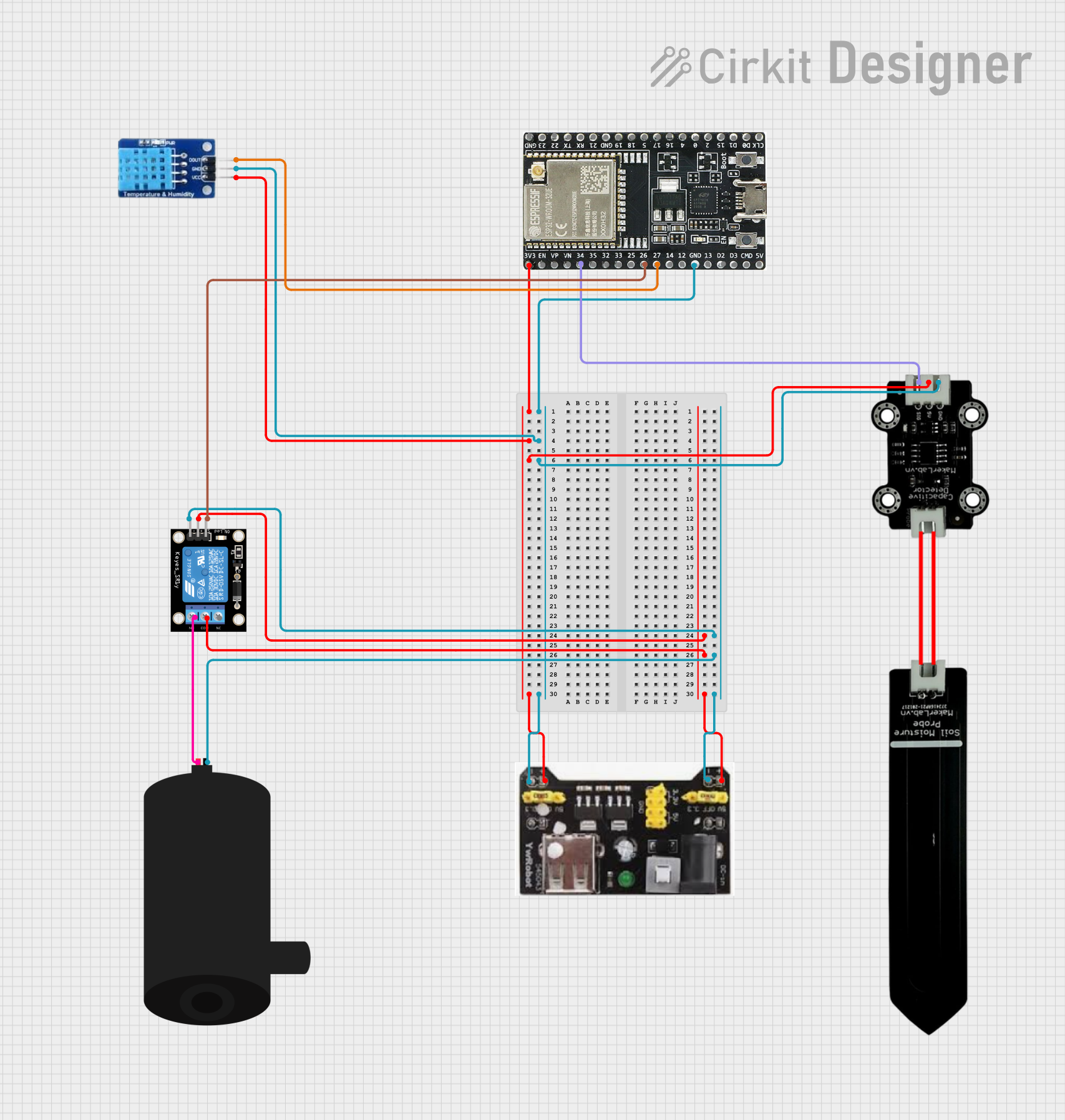 Image of ecs project-1: A project utilizing MKE-S13 Soil Moisture Sensor in a practical application