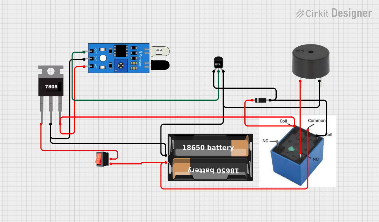 Image of fire detector: A project utilizing buzzer in a practical application