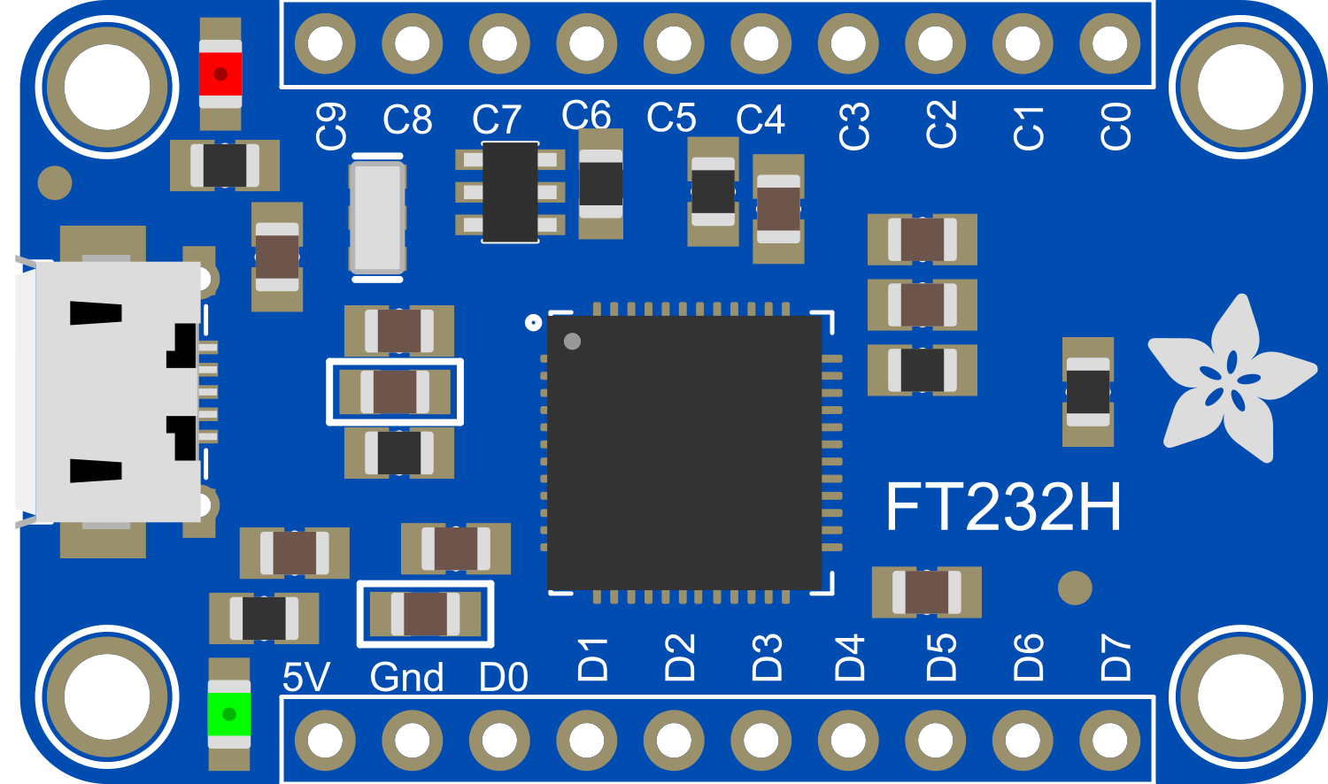 Image of Adafruit FT232H Breakout