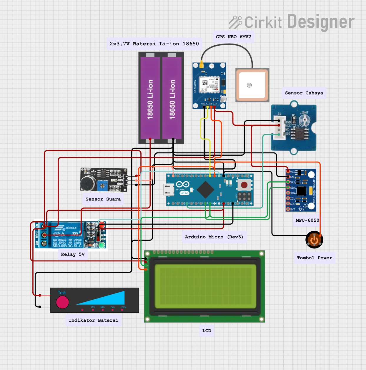 Image of Speedometer Praktis: A project utilizing Arduino Micro (Rev3) in a practical application