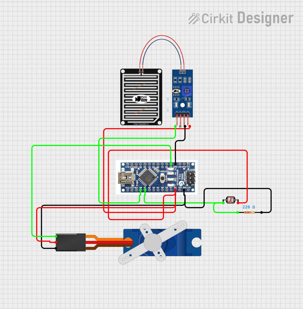 Image of smart window: A project utilizing RAIN SENSOR in a practical application