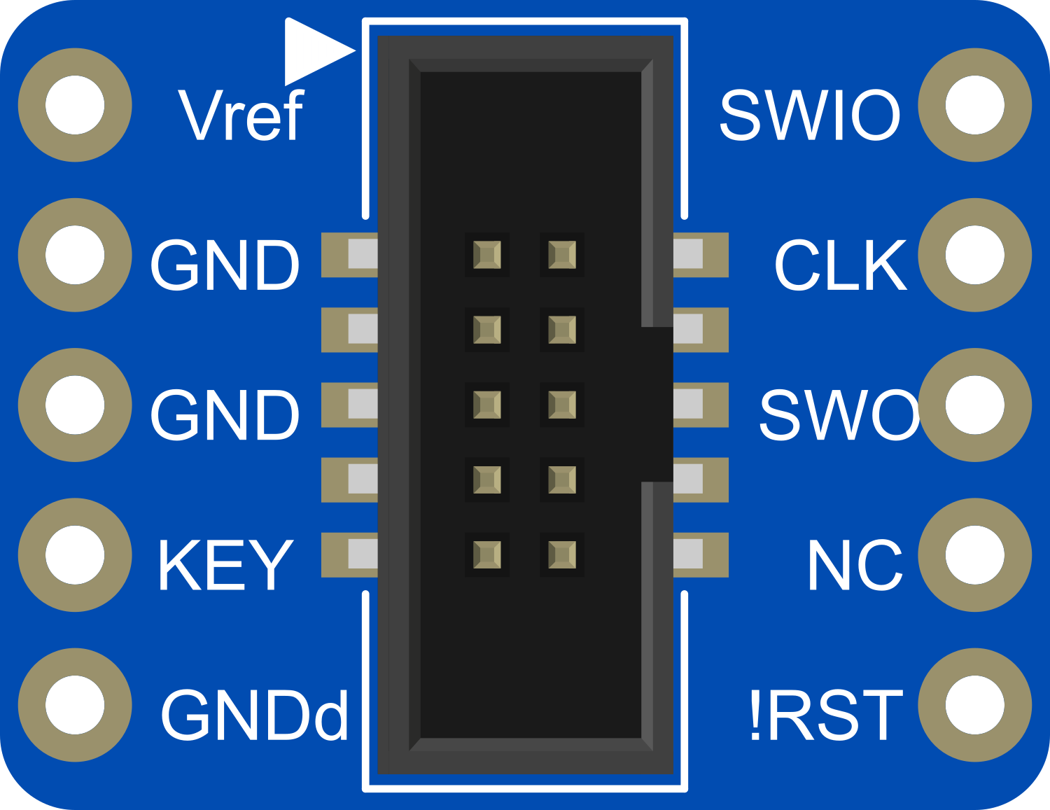 Image of Adafruit 2x5 SWD Breakout