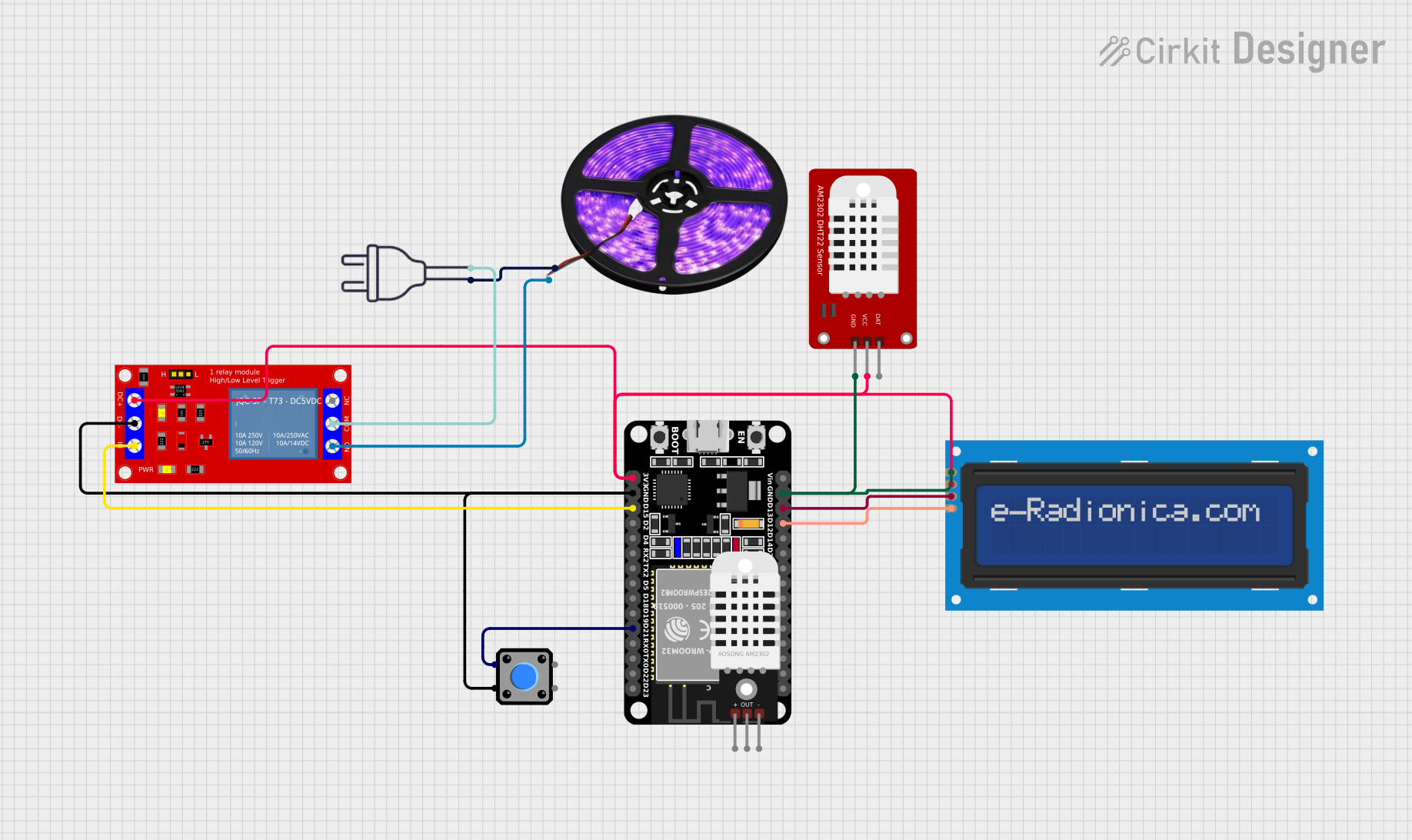 Image of Lampu UV: A project utilizing HiLetGo ESP-32 in a practical application