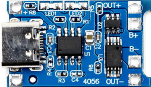 Image of TP4056 Battery Charging Protection Module (Type C)