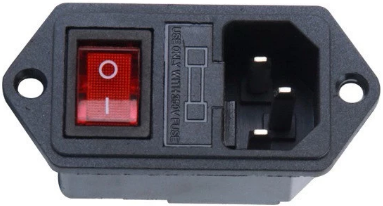 Image of Rocker Switch Fused IEC 320 C14 Inlet Power
