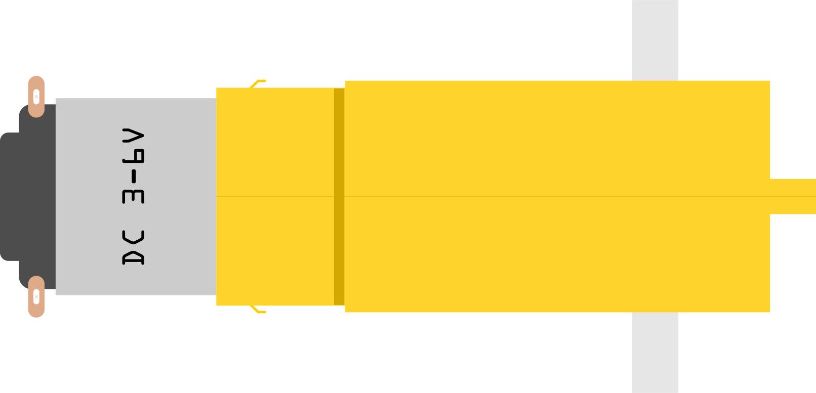 Image of DC Gear Motor (3-6V)