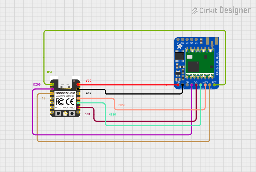 Image of LoRa: A project utilizing Xiao ESP32 C3 in a practical application