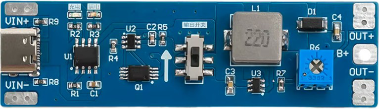 Image of 18650 Battery Boost Step Up Module 5V