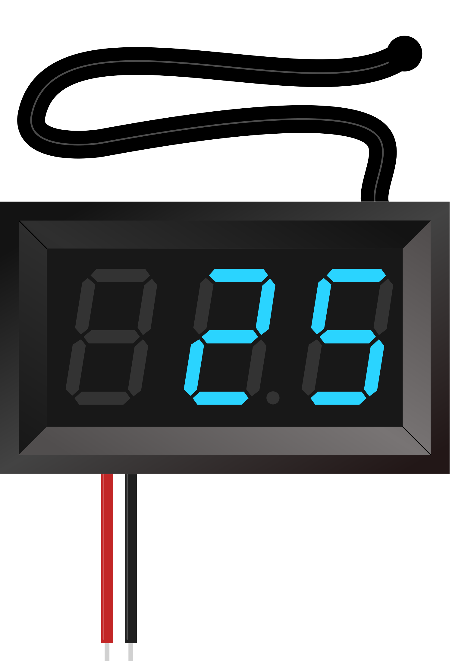 Image of 7-Segment Panel Celsius Thermometer