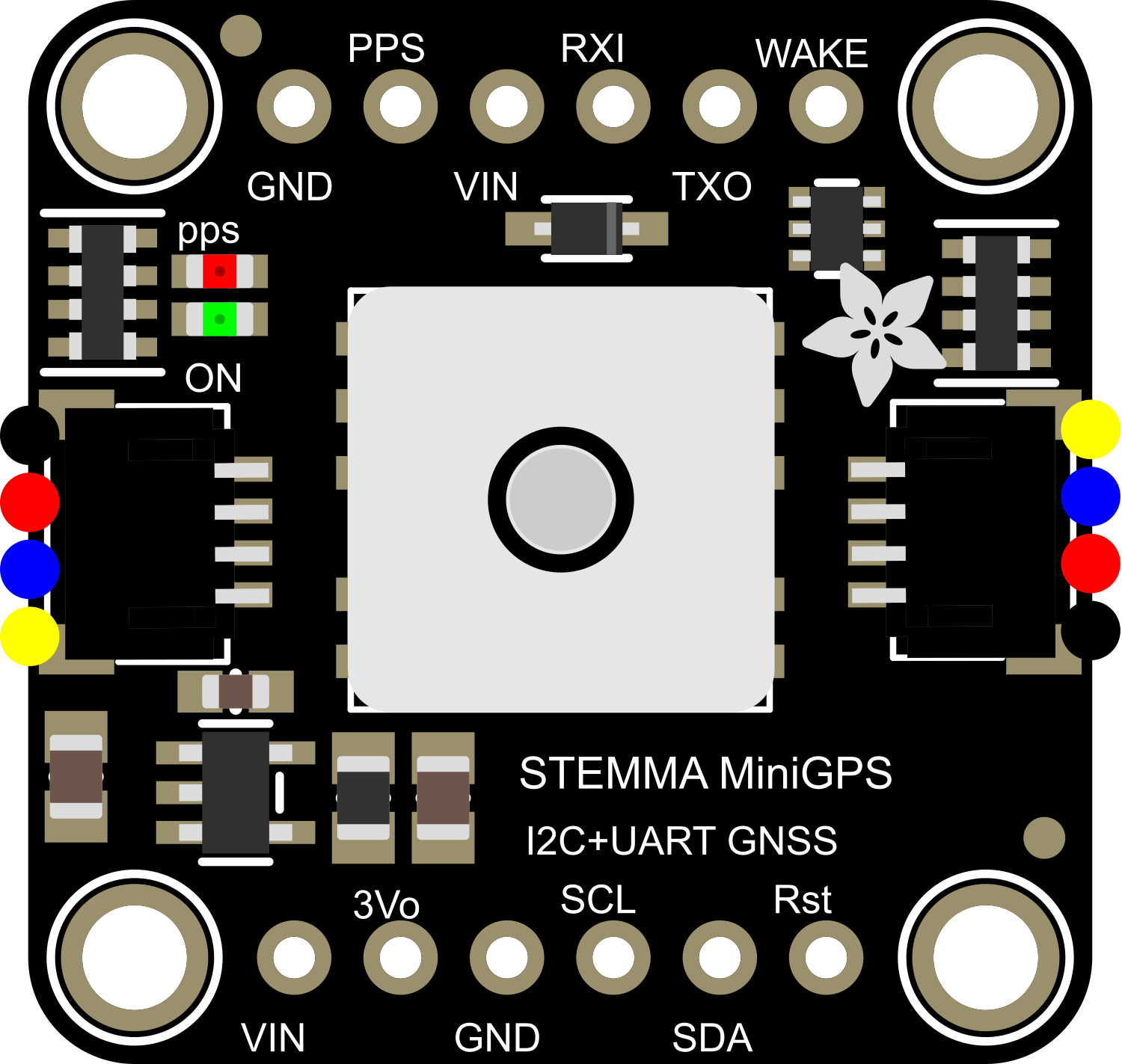 Image of Adafruit PA1010D Mini GPS Module