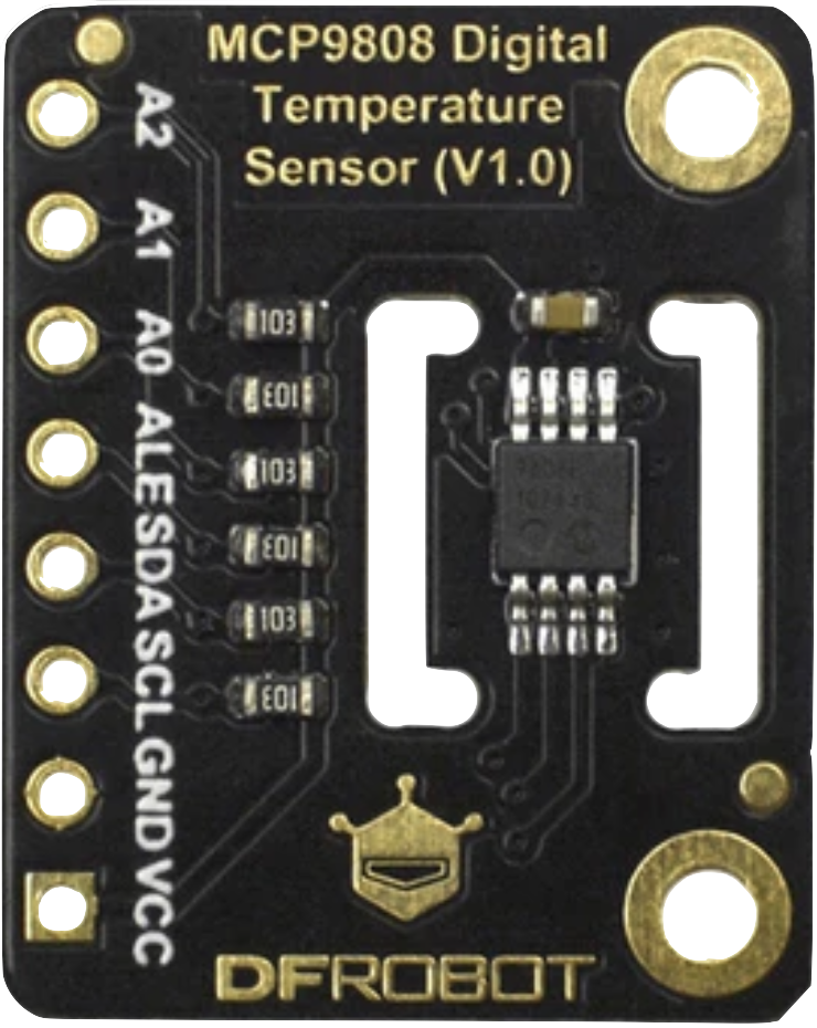 Image of Fermion: MCP9808 High Accuracy I2C Temperature Sensor