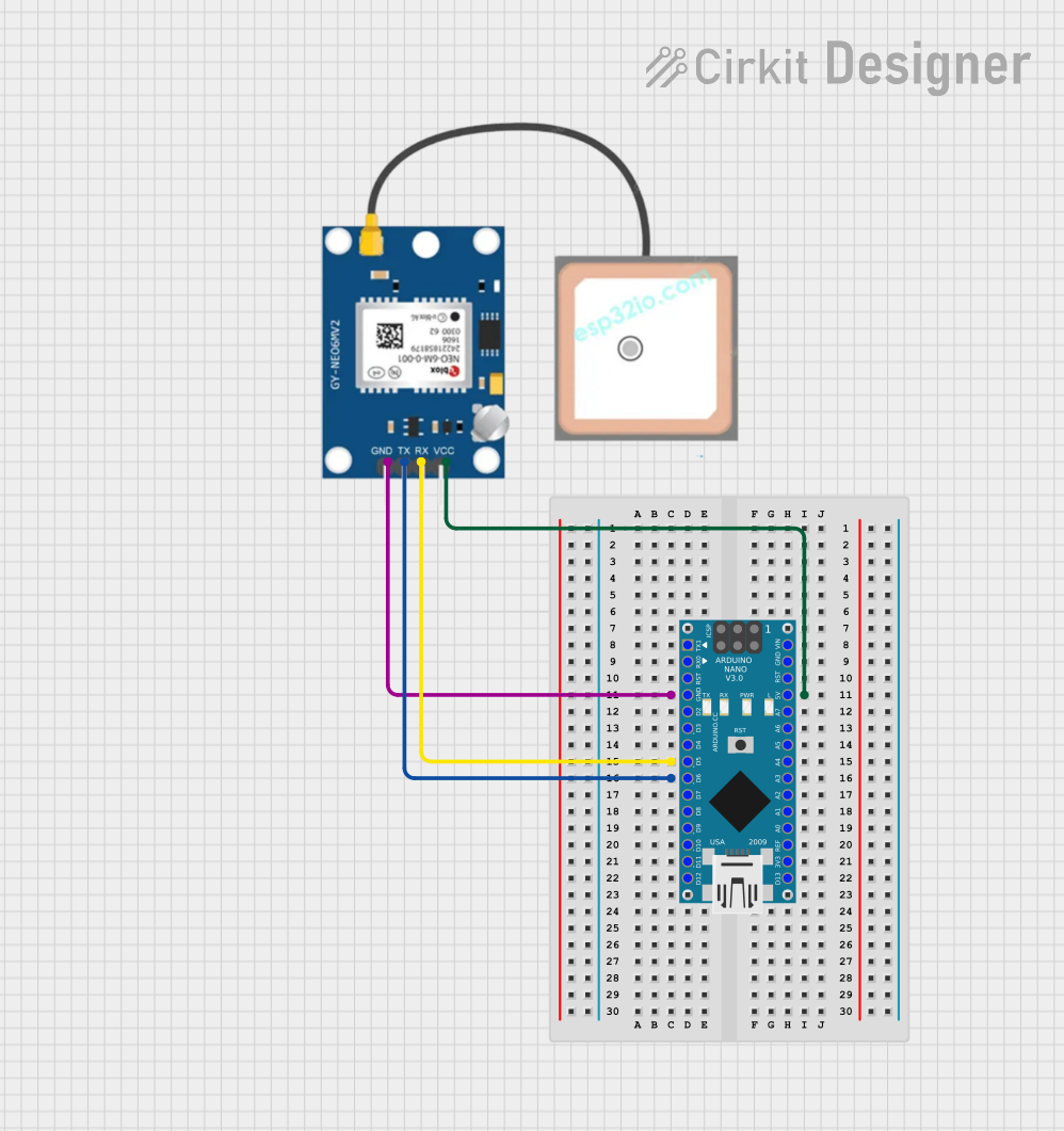 Image of SMART SHOES COMMUNICATION PART: A project utilizing Neo 6M GPS Module in a practical application