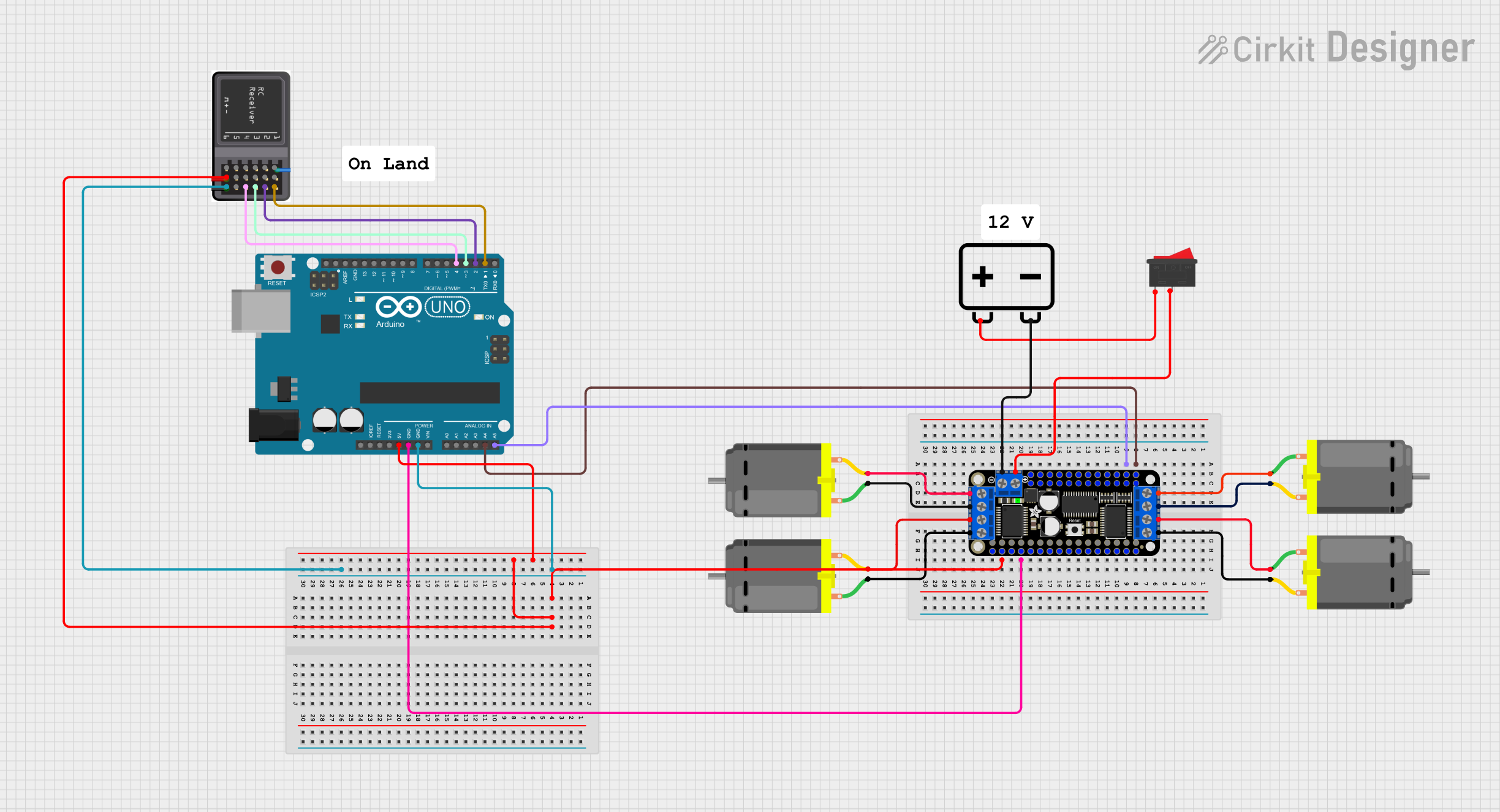 Image of Manta Bot: A project utilizing Adafruit PowerRelay Feather Wing in a practical application