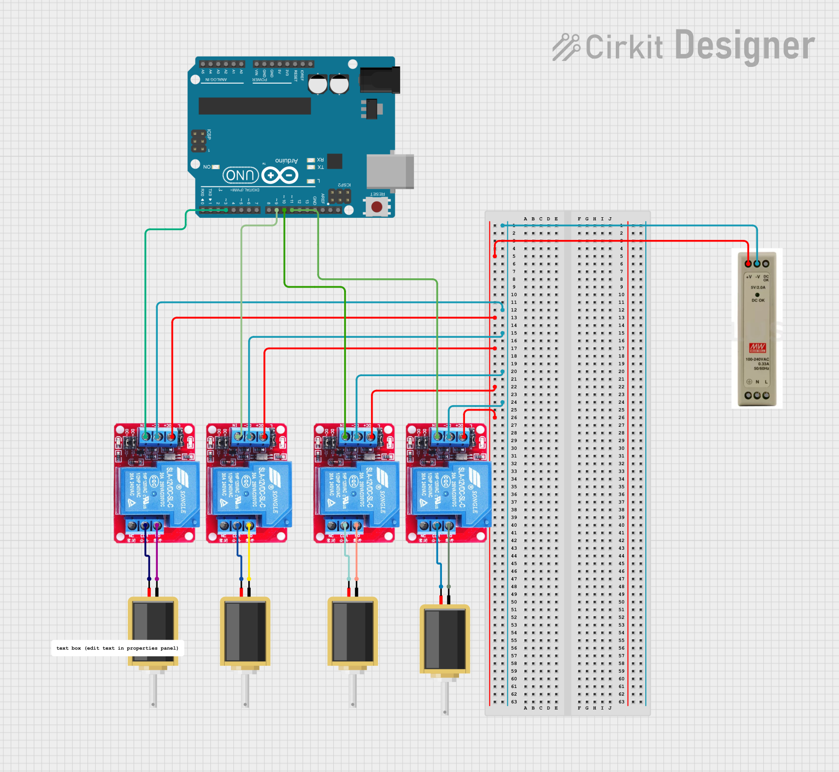Image of Arduino-Controlled 12V Relay Switching for Solenoid Actuation