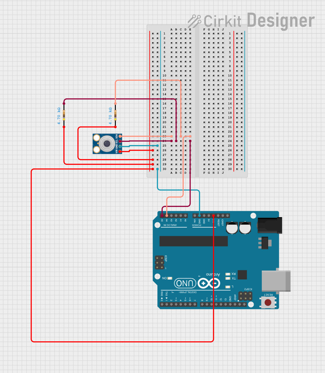 Image of digital: A project utilizing Adafruit MLX90632 FIR Remote Temperature Sensor in a practical application