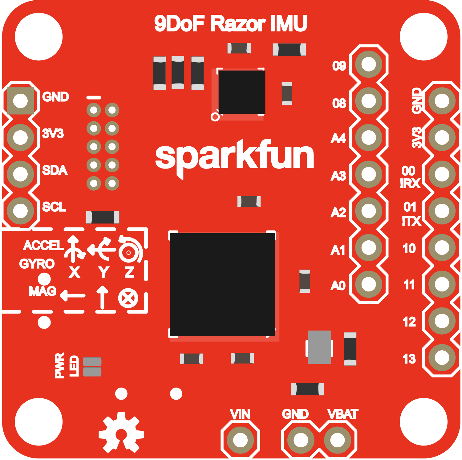 Image of SparkFun 9DoF Razor IMU