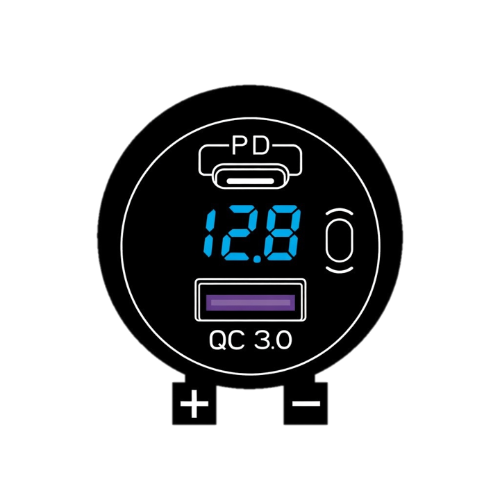 Image of Voltmetre 24V + charger