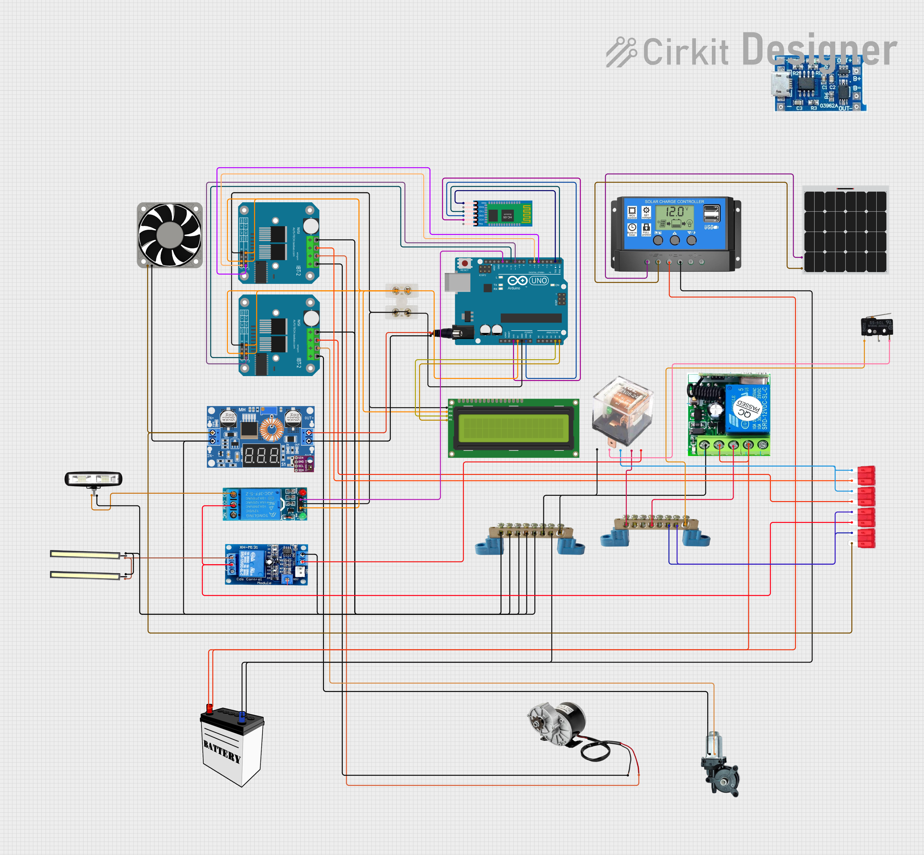 Image of smart trolly: A project utilizing GY-30 BH1750FVI  in a practical application