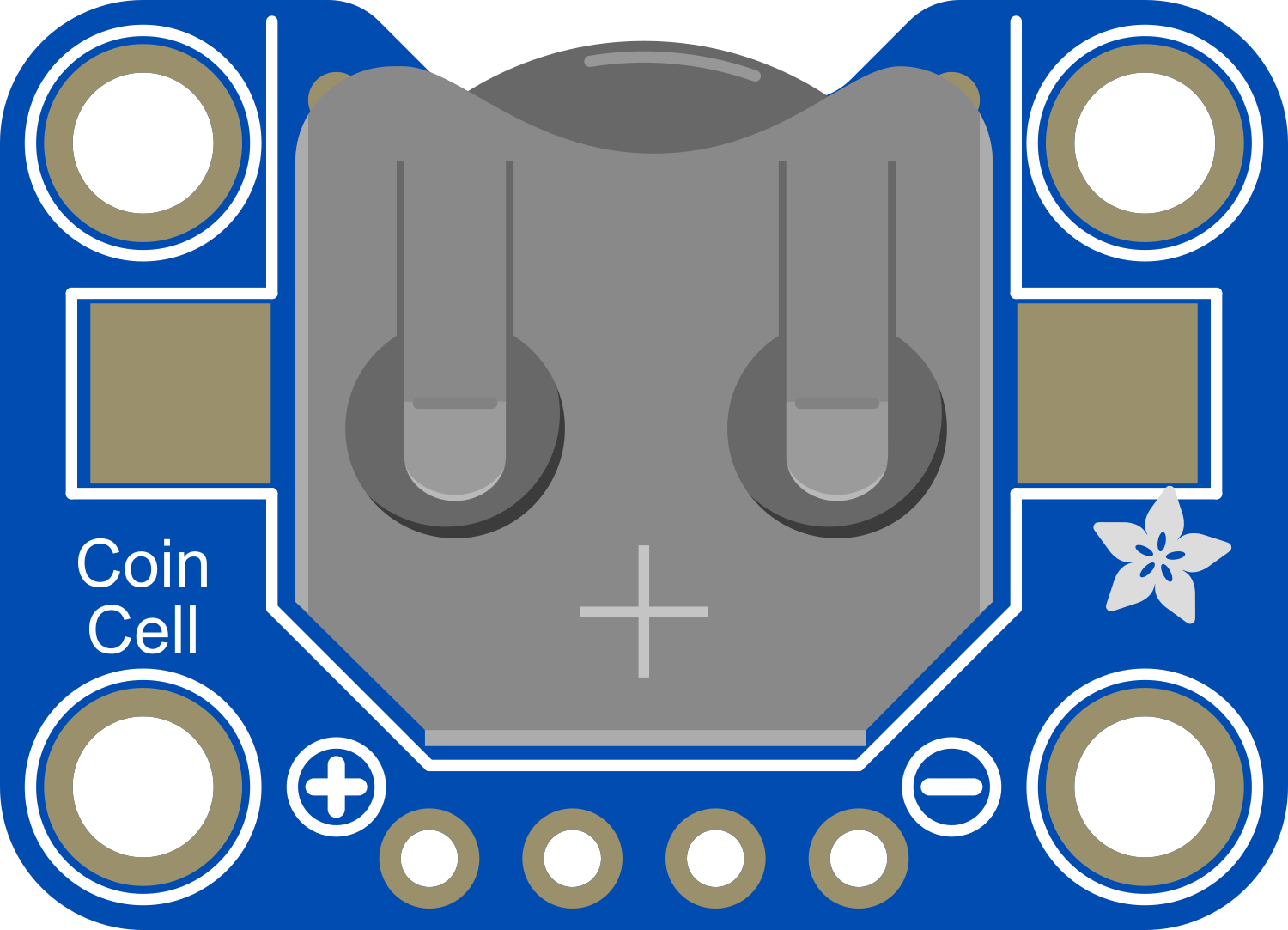 Image of Adafruit 12mm Coin Cell Breakout