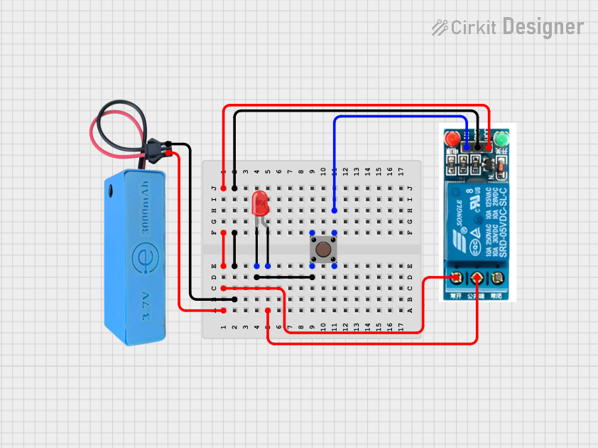 Image of EXP-3: Led OFF Using Relay Switch: A project utilizing 5 pin relimate connector in a practical application