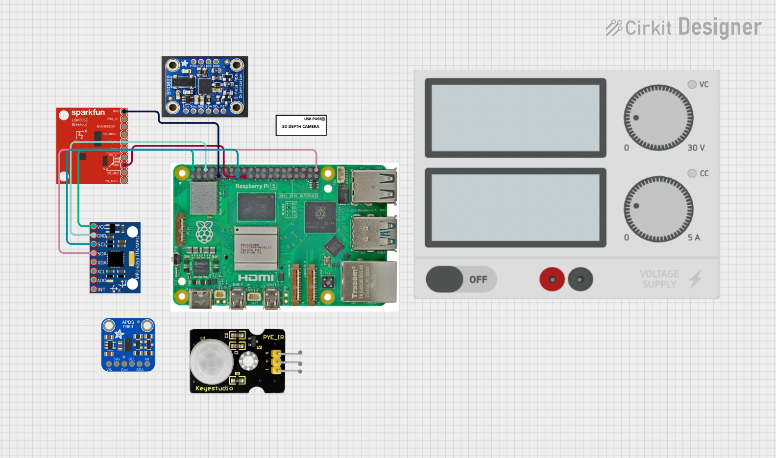 Image of GRS: A project utilizing Adafruit LSM6DS33 6-DoF Accel + Gyro IMU in a practical application