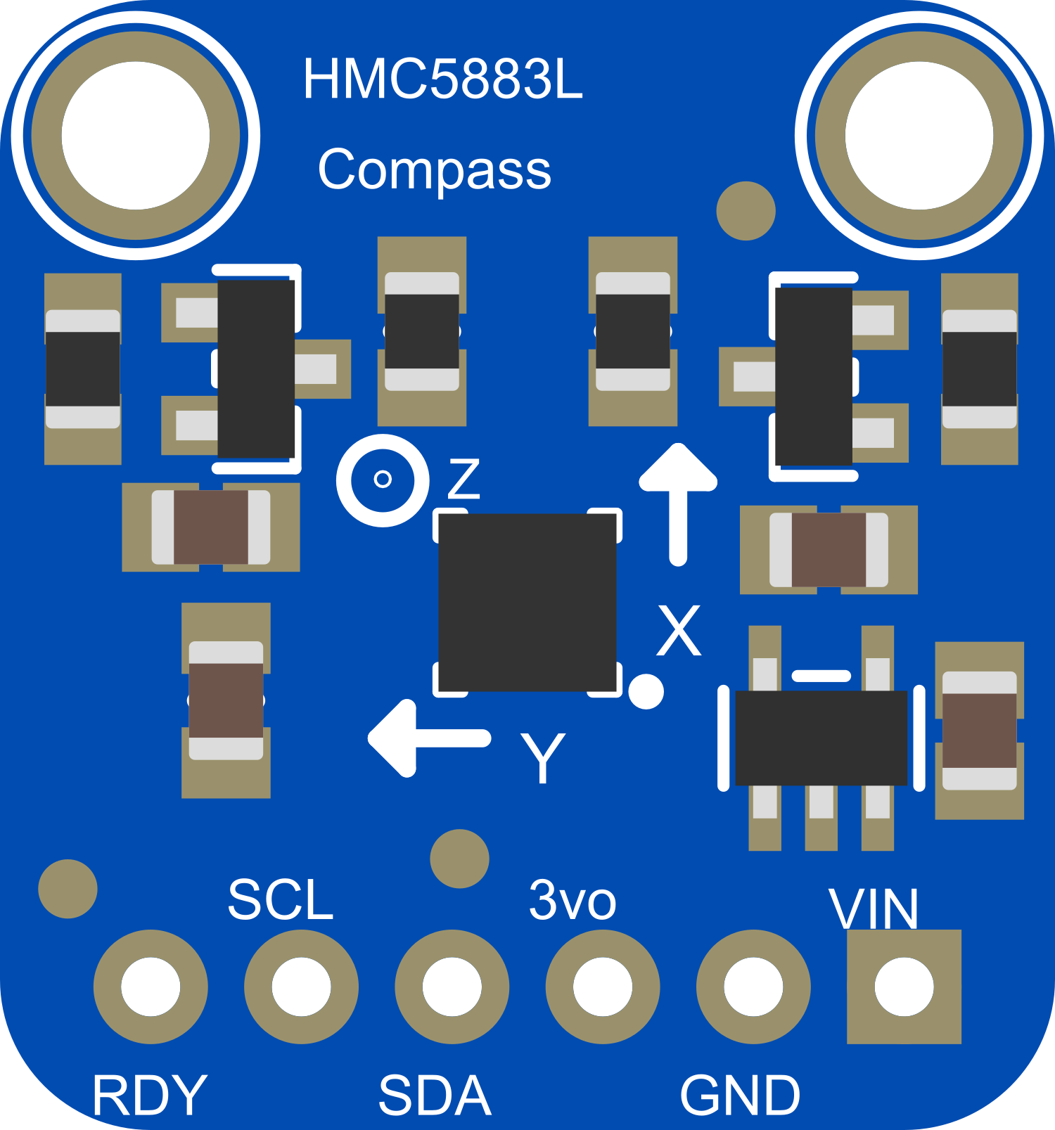 Image of Adafruit HMC5883L Triple-axis Magnetometer