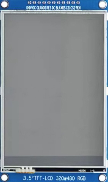 Image of 3.5 inch TFT Display 320*480 pixels with Touchscreen - SPI - ILI9488 - 3.3V
