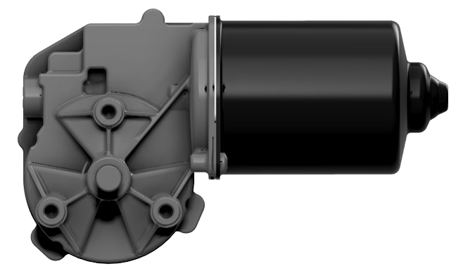 Image of DC worm gear motor 