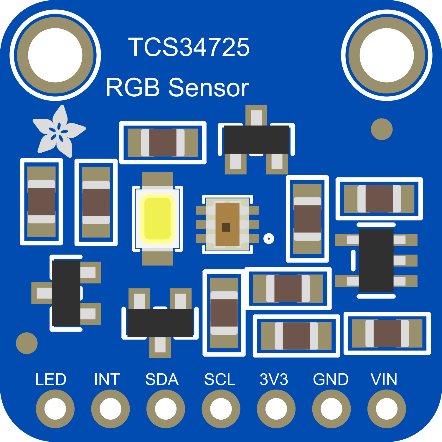 Image of Adafruit TCS34725 RGB Color Sensor