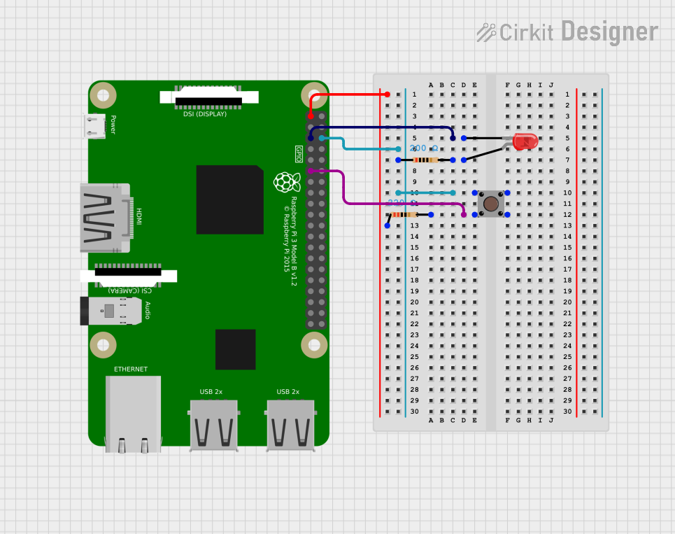 Image of rpi-session-3-push-button: A project utilizing кнопка 2 пина in a practical application