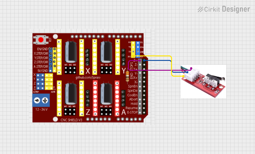 Image of CNC: A project utilizing Whisker Limit Switch in a practical application