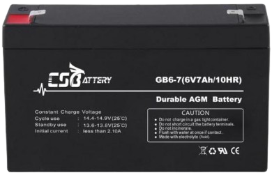 Image of 6V 7Ah Gel Battery