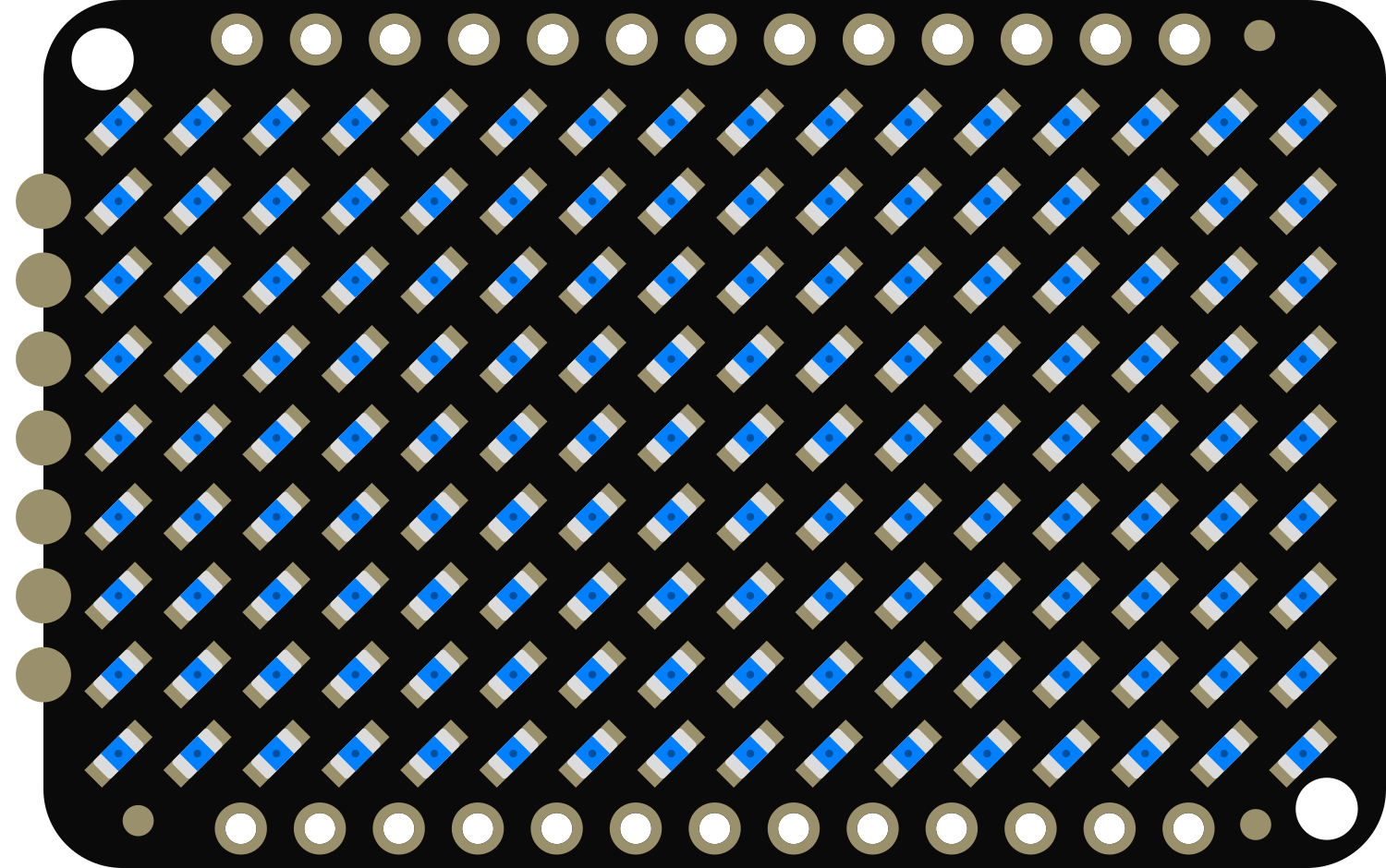 Image of Adafruit Charlieplex 9x16 Blue